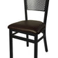 Polk Perforated Back Side Chair