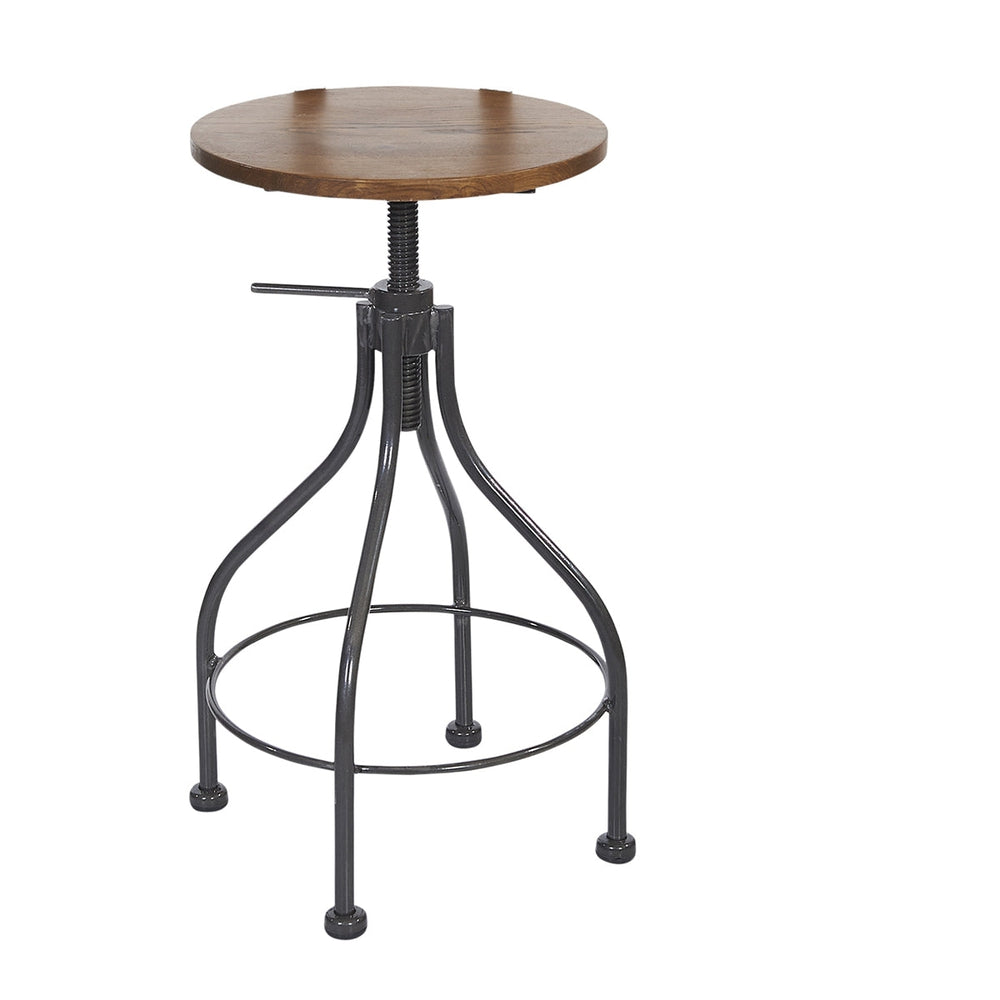 the screw backless barstool