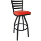 lima ladder back swivel bar stool