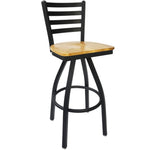 lima ladder back swivel bar stool