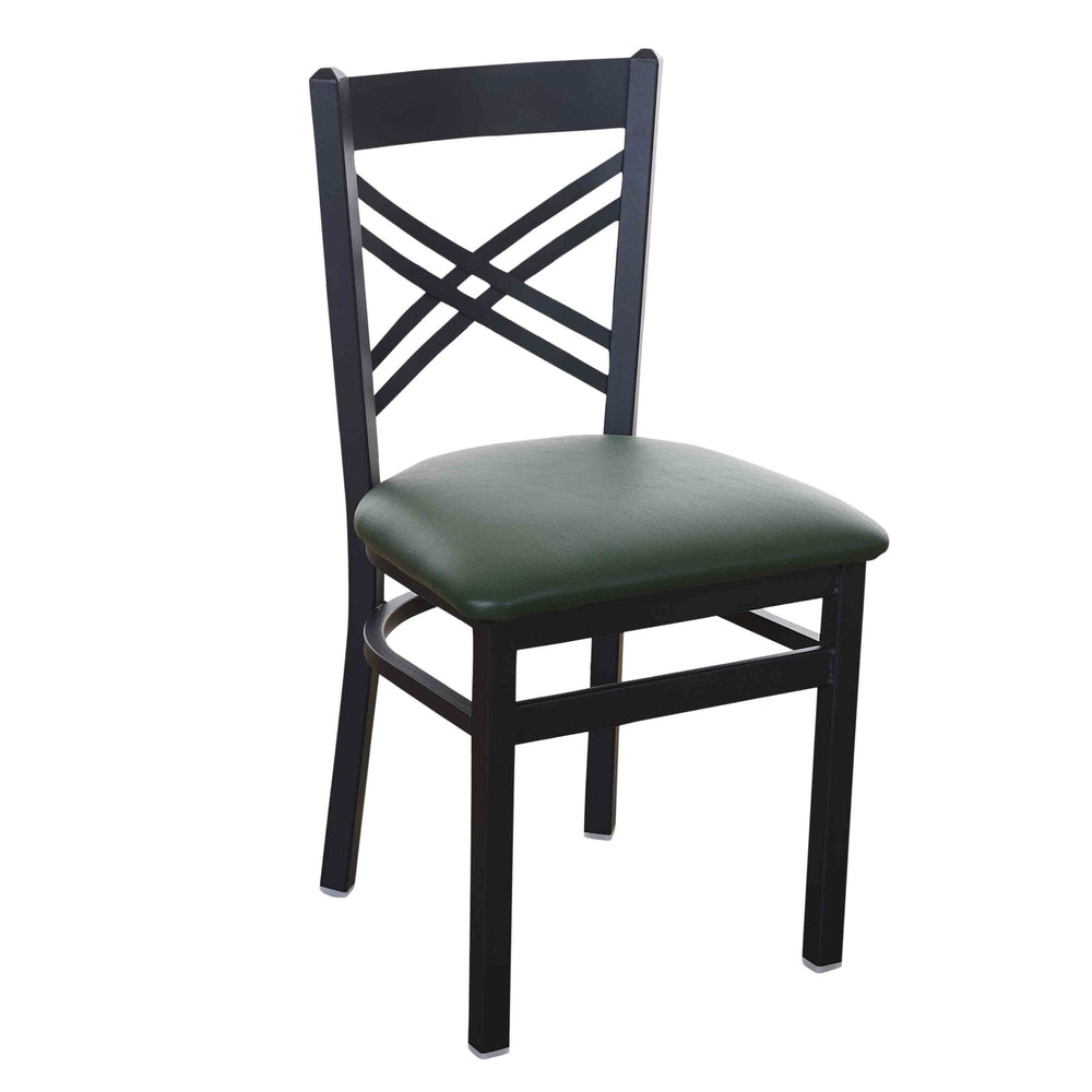 akrin cross back side chair