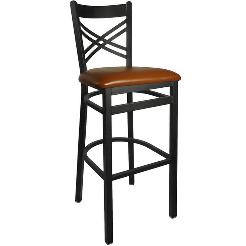 akrin cross back bar stool