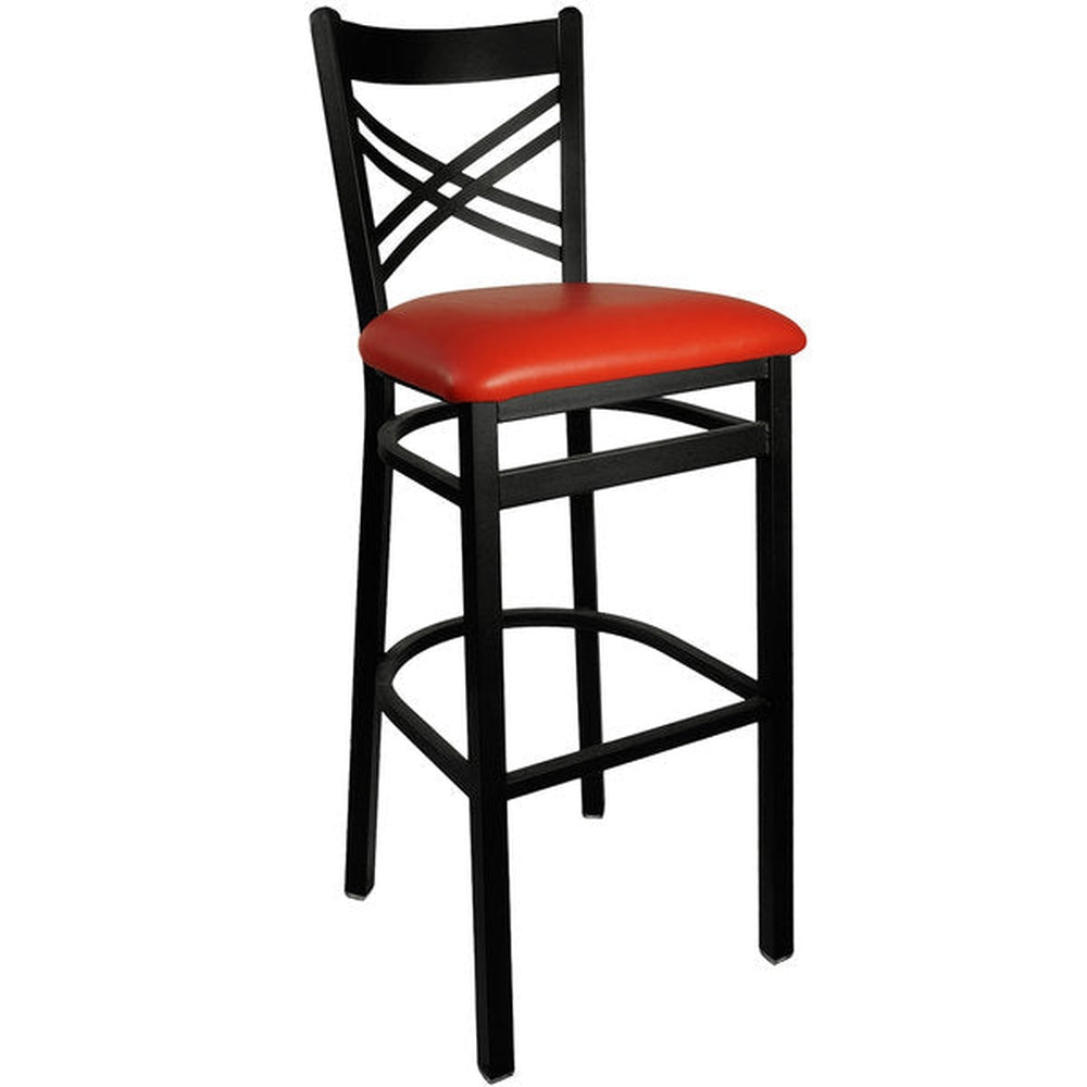 akrin cross back bar stool