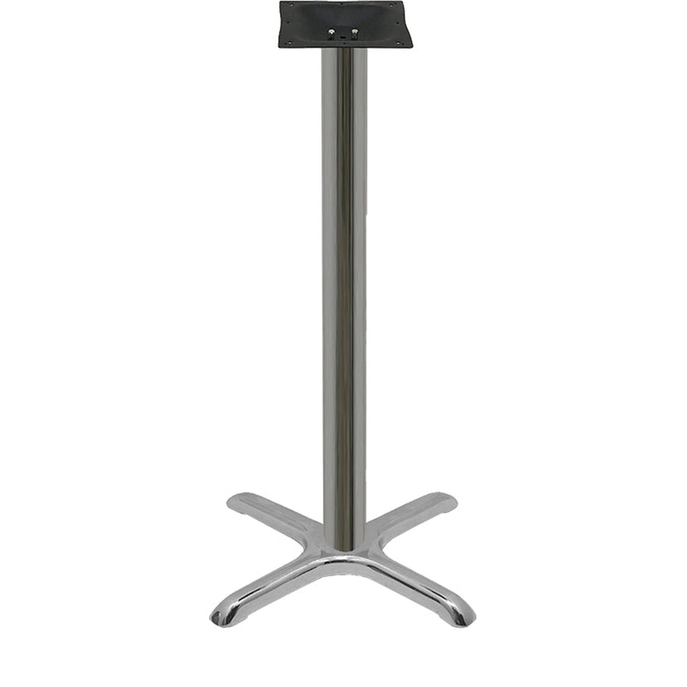 chrome plated stamped steel cross table bases