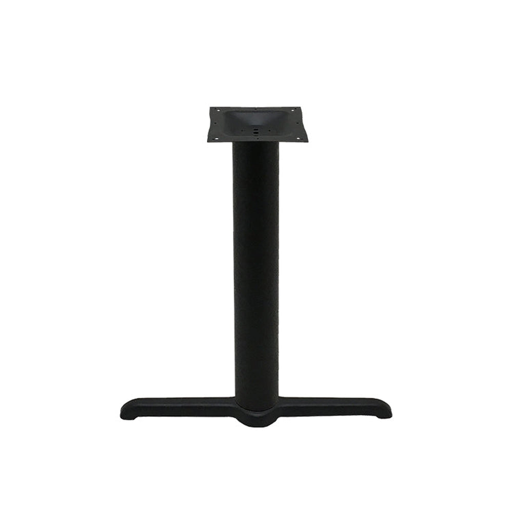 black stamped steel t table bases