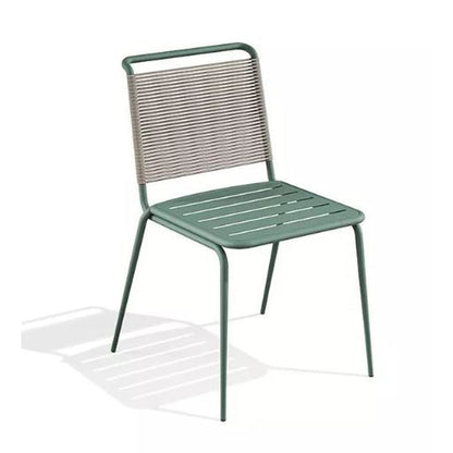 Kissi Outdoor Steel Stack Chair