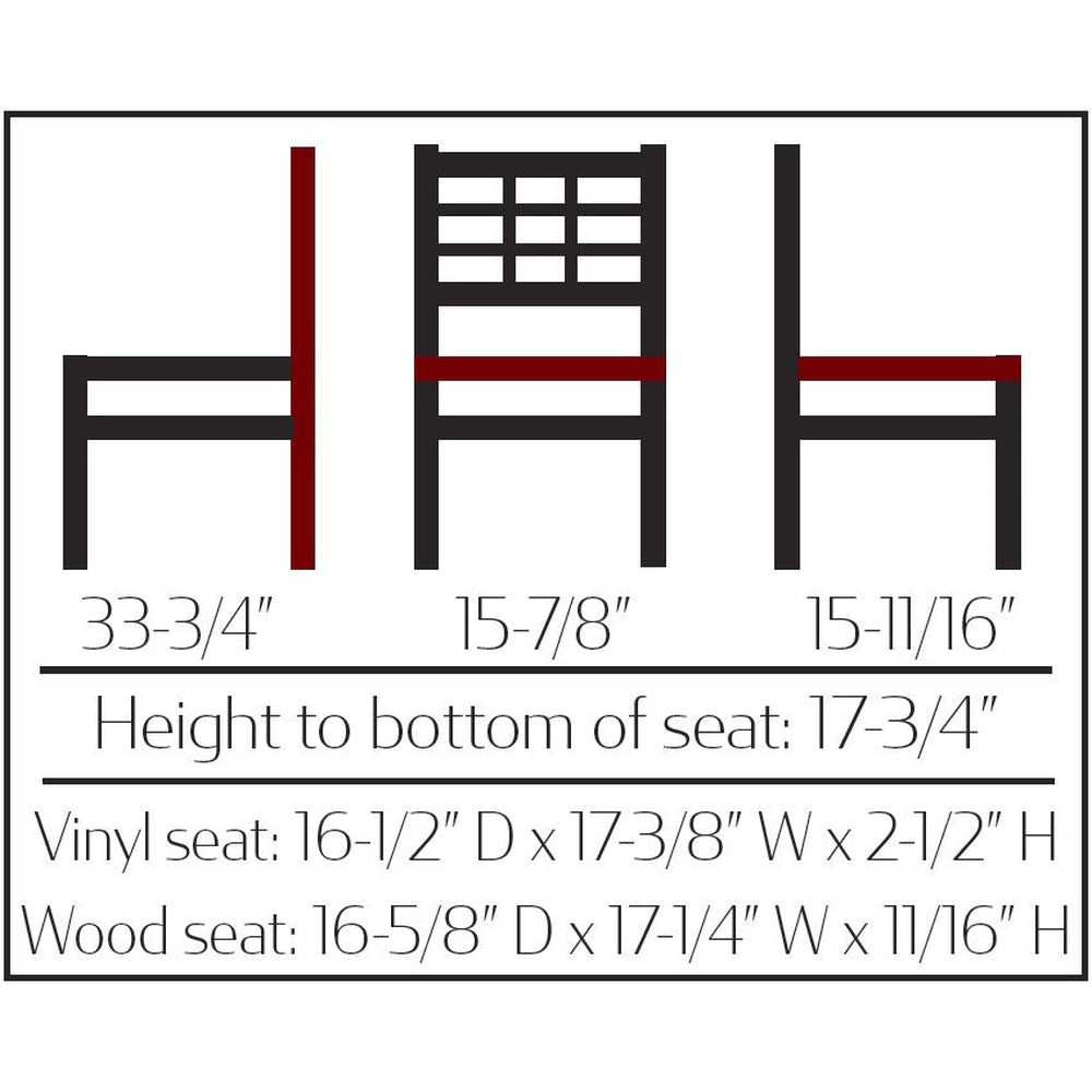 os windowpane chair